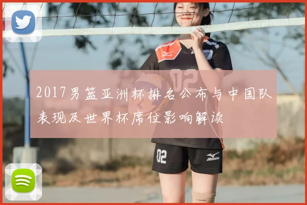 2017男篮亚洲杯排名公布与中国队表现及世界杯席位影响解读
